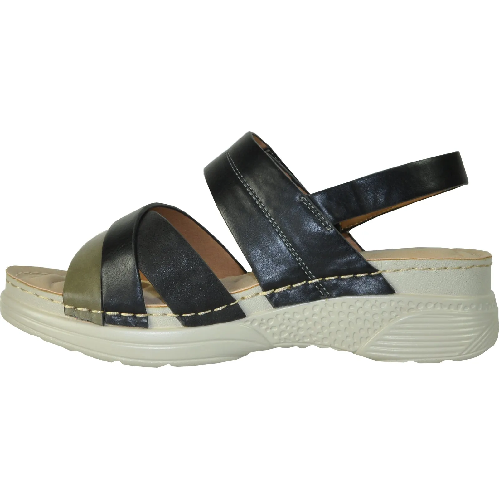 Keens Newport H2 Sandals VANGELO Women Sandal CLARA Wedge Sandal Black