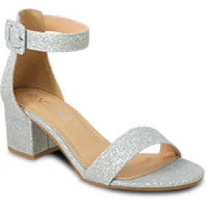 VANGELO Women Sandal DARCIE-23 Heel Party Prom & Wedding Sandal Silver Bunion Corrector Sandals