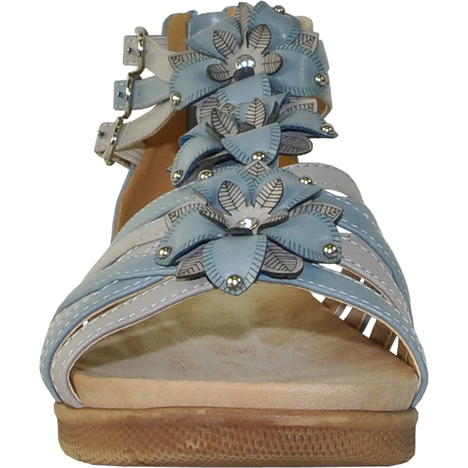 Sandals Royal Caribbean All Inclusive Resort VANGELO Women Sandal LILA Flat Sandal Blue