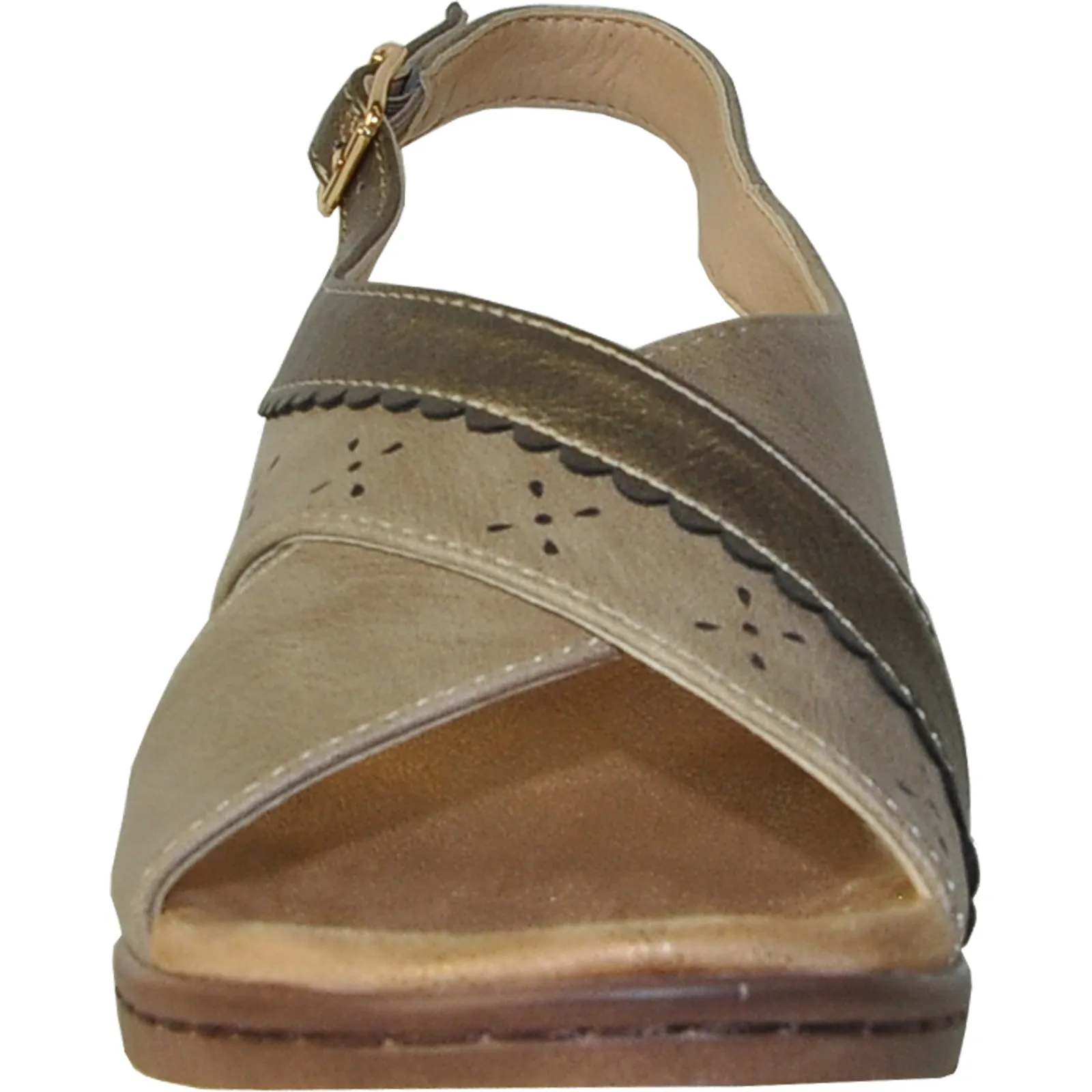 Butterfly Sandals VANGELO Women Sandal PARKER Wedge Sandal Taupe