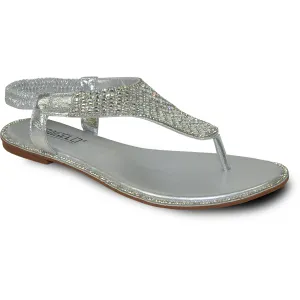 VANGELO Women Sandal ROBERTA-1 Flat Sandal Silver Full Version Swords And Sandals 2