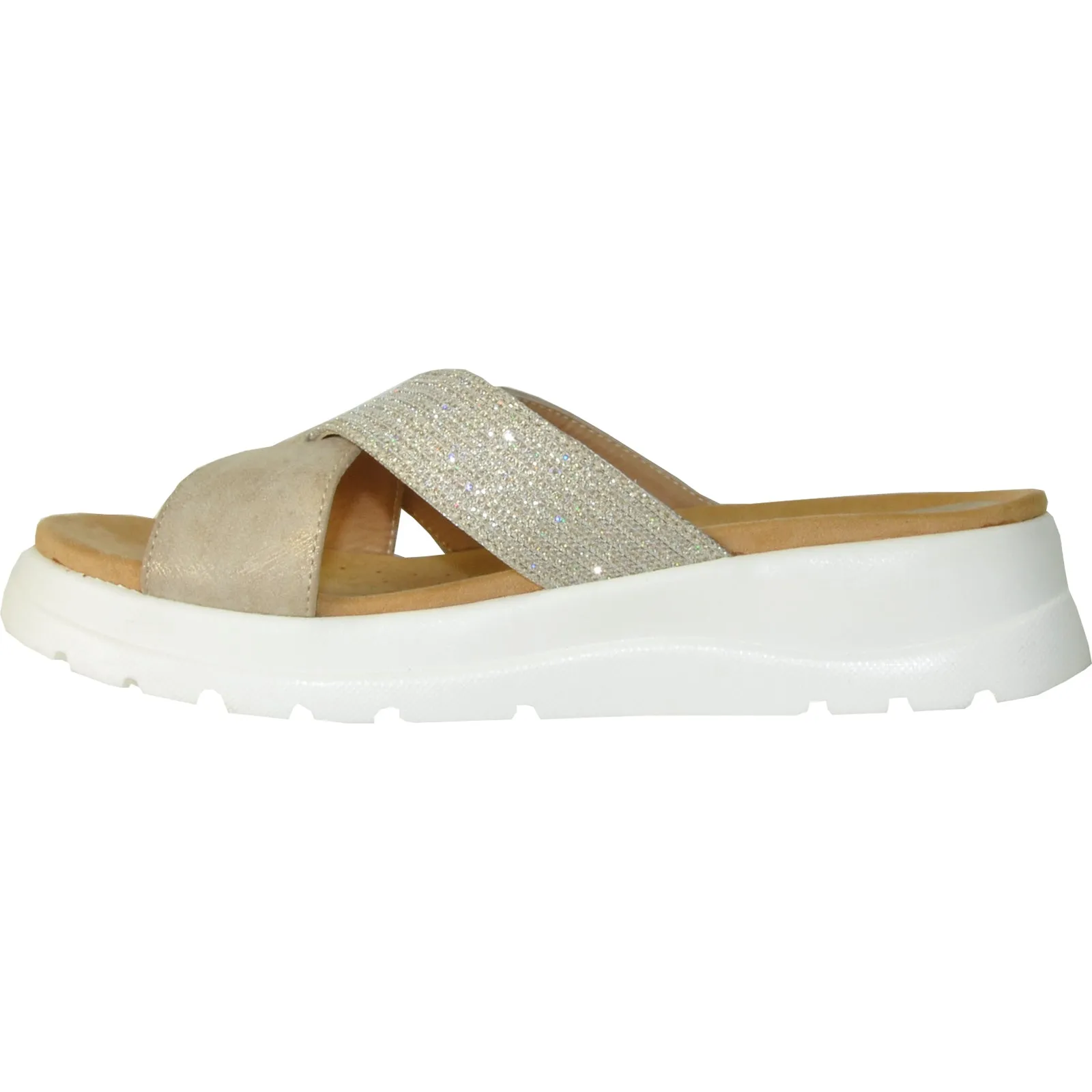 VANGELO Women Sandal ZARA Wedge Sandal Light Gold Outwoods Sandals