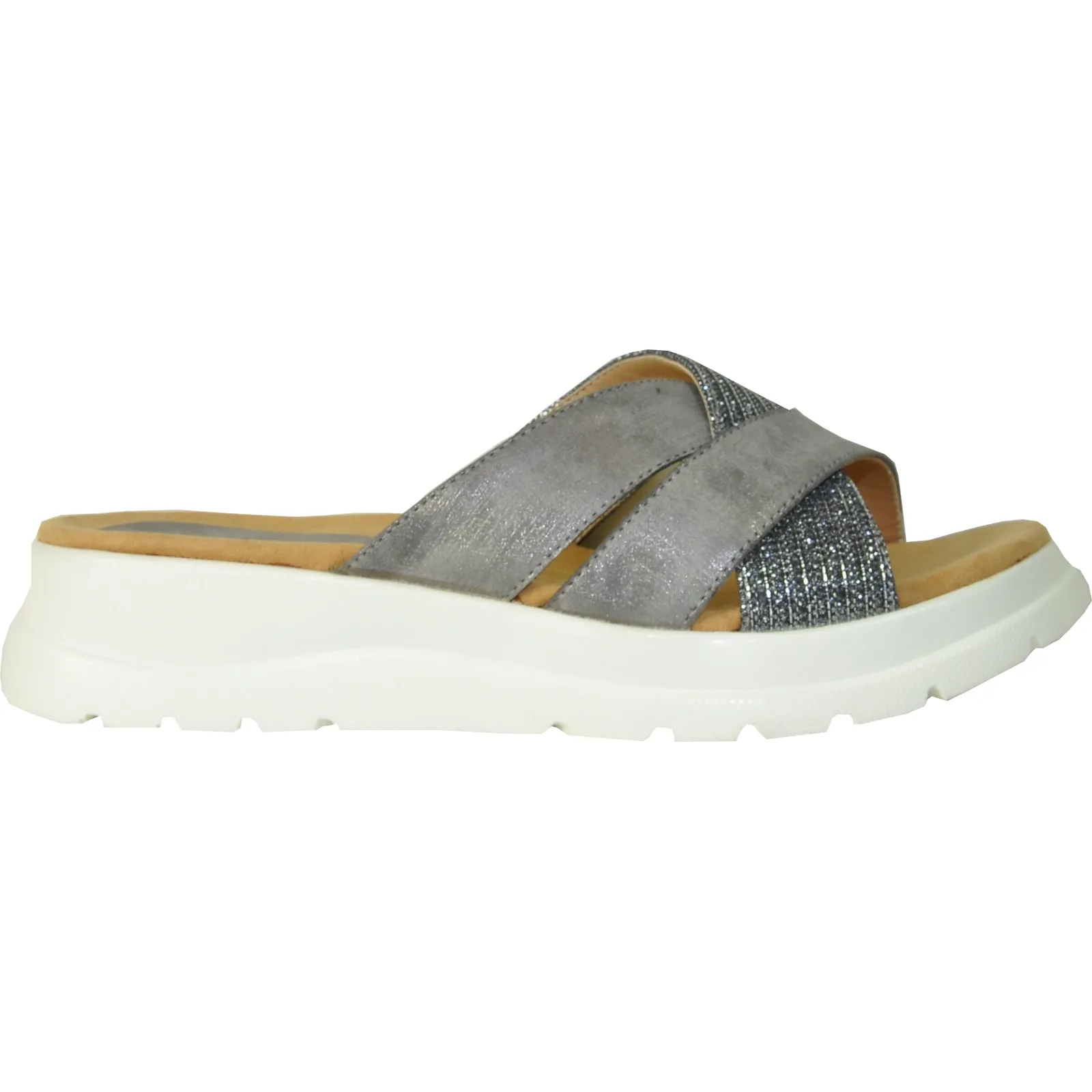 Chinese Sandals VANGELO Women Sandal ZARA Wedge Sandal Pewter