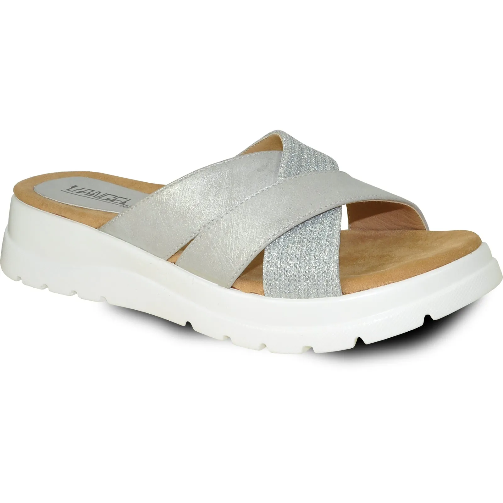 VANGELO Women Sandal ZARA Wedge Sandal Silver Jamaica Sandals Resort