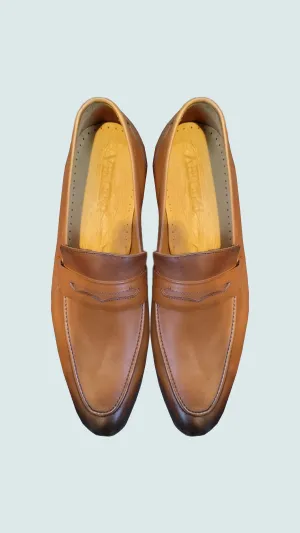 Loafers For Plantar Fasciitis Vercini Men's Classic Leather Loafers in Brown