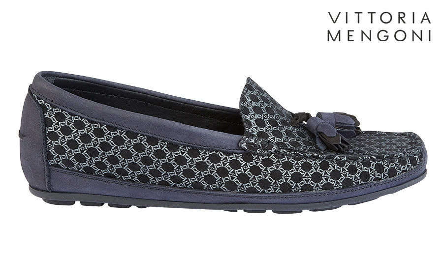 Whiddon Step Loafers Vm Checkit Grey/S