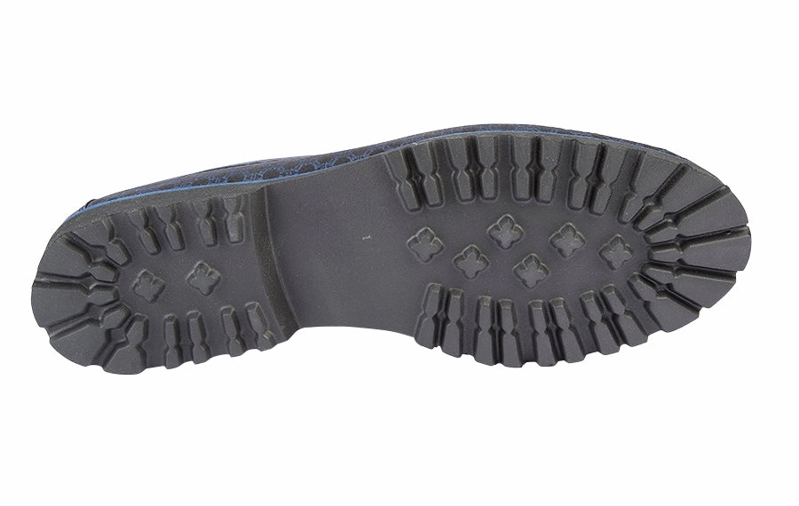 Velvet Loafers Tuxedo Vm Dragon Blue