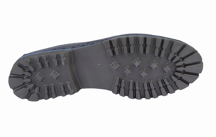 Vm Dragon Blue Penny Loafers In Winter