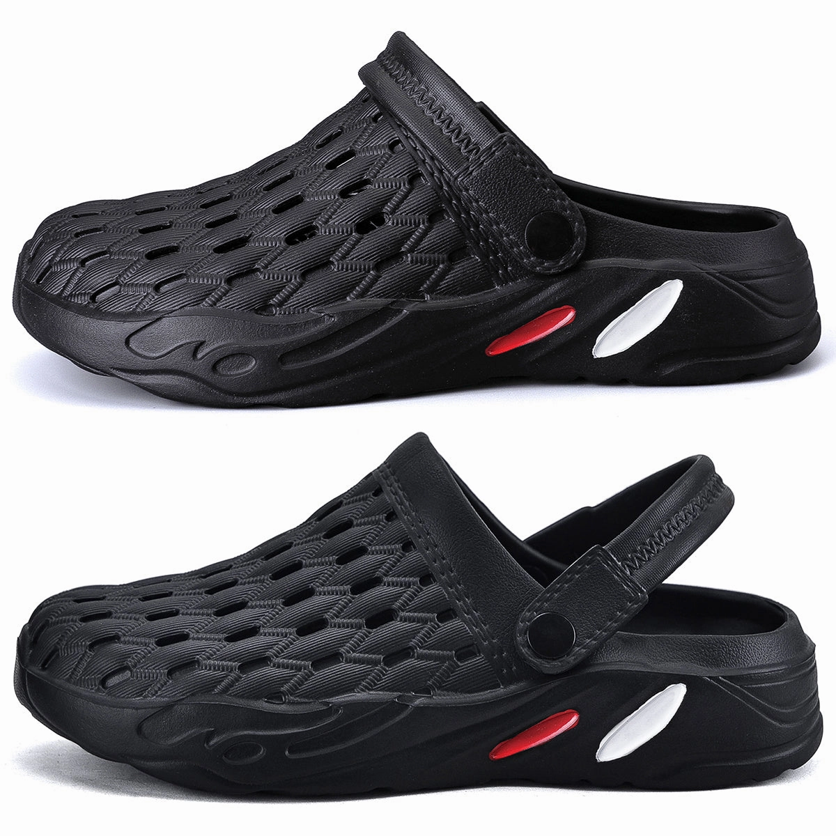 VONMAY Men's Clogs Summer Slippers Slip on Shoes Casual Slipper Beach Sandals Garden Shoes Breathable Basketball Shoes 3.5