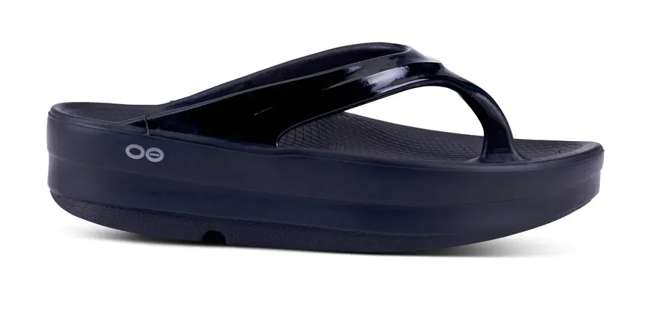 OOFOS OOMEGA THONG - BLACK - 1410BLK Best Sandals For Plantar