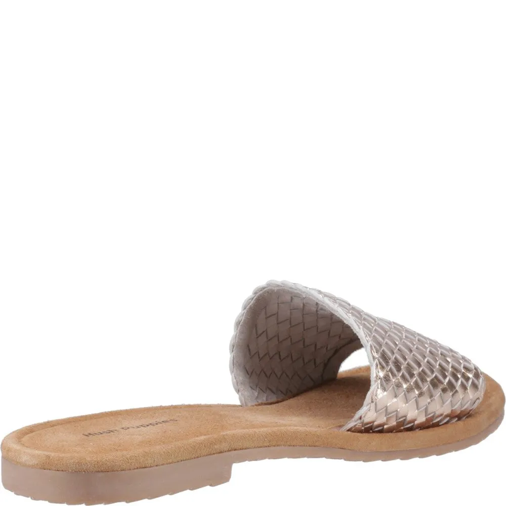 Size 3 Flat Shoes Bronze Hetty Slide Sandals