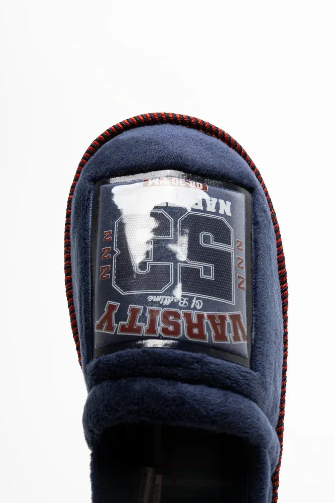 Slippers Navy High Slippers