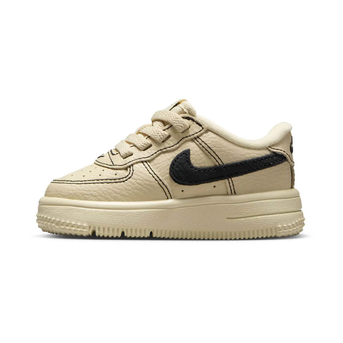 Diamond Turf Nike Shoes Nike Force 1 Low LV8 EasyOn 'Light Khaki & Black' Baby/Toddler Shoes