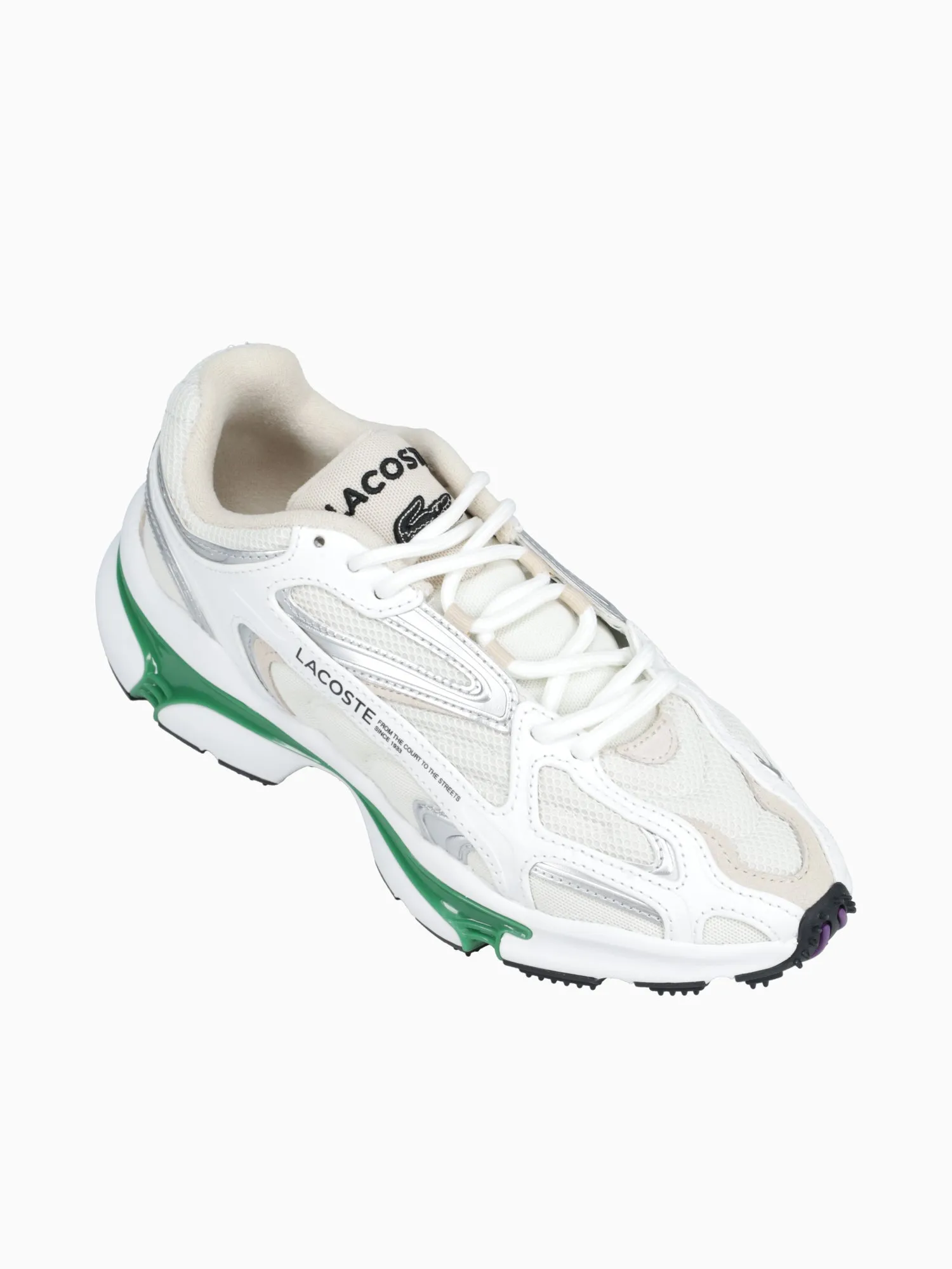 Flat Shoe Square Shoe Molding L 003 2k24 Wht Grn mesh