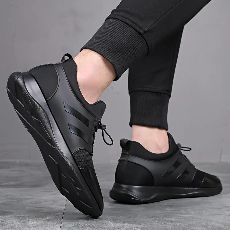 West Louis Trending Mattee Black Athletic Sneakers Pointed Toe Sneakers