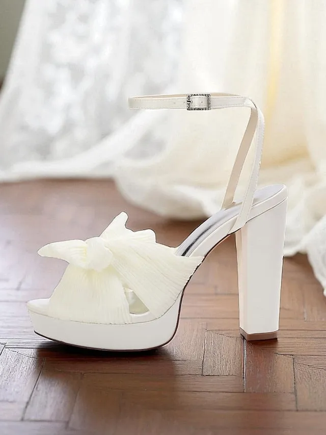 with Platform High Heel White Women's Strap Sandals Ankle Bunion Friendly High Heels