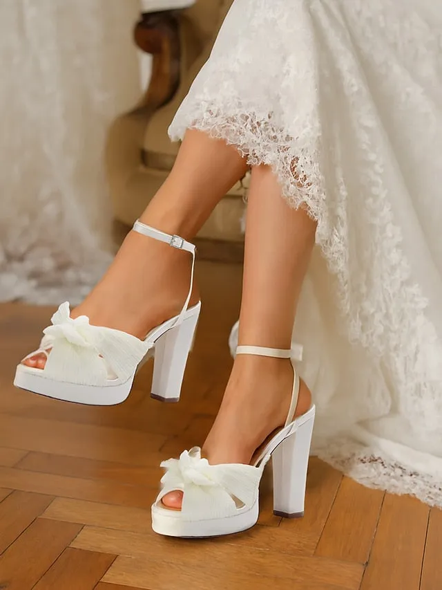 with Platform High Heel White Women's Strap Sandals Ankle High Heel Mary Jane Shoes