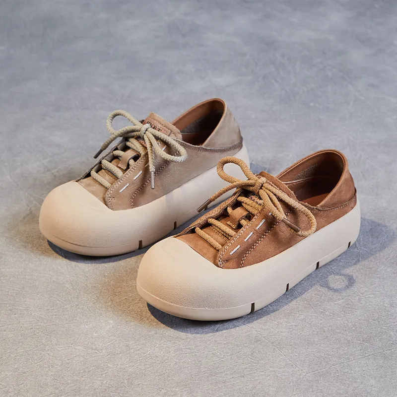 Flat Ballerina Shoes With Ankle Strap Women Fashion Minimalist Leather Flat Casual Shoes