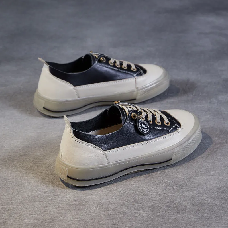 Women Fashion Minimalist Leather Flat Casual Shoes Flat Shoes Cartoon