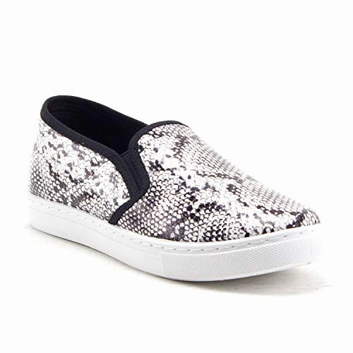 Comfort Loafers Women's Blair Slip On Leopard Snake Print Platform Sneakers Shoes