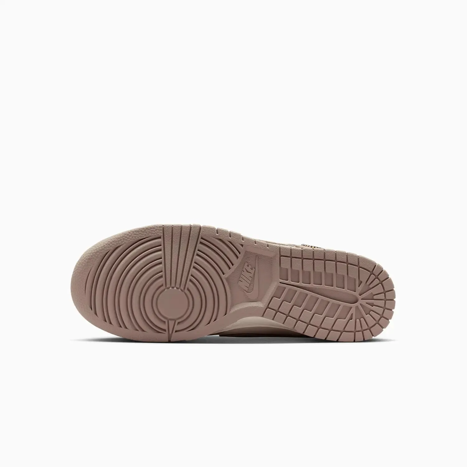 Nike Air Huarache Shoe Women's Dunk Low "Malt Gold Mini Swoosh"