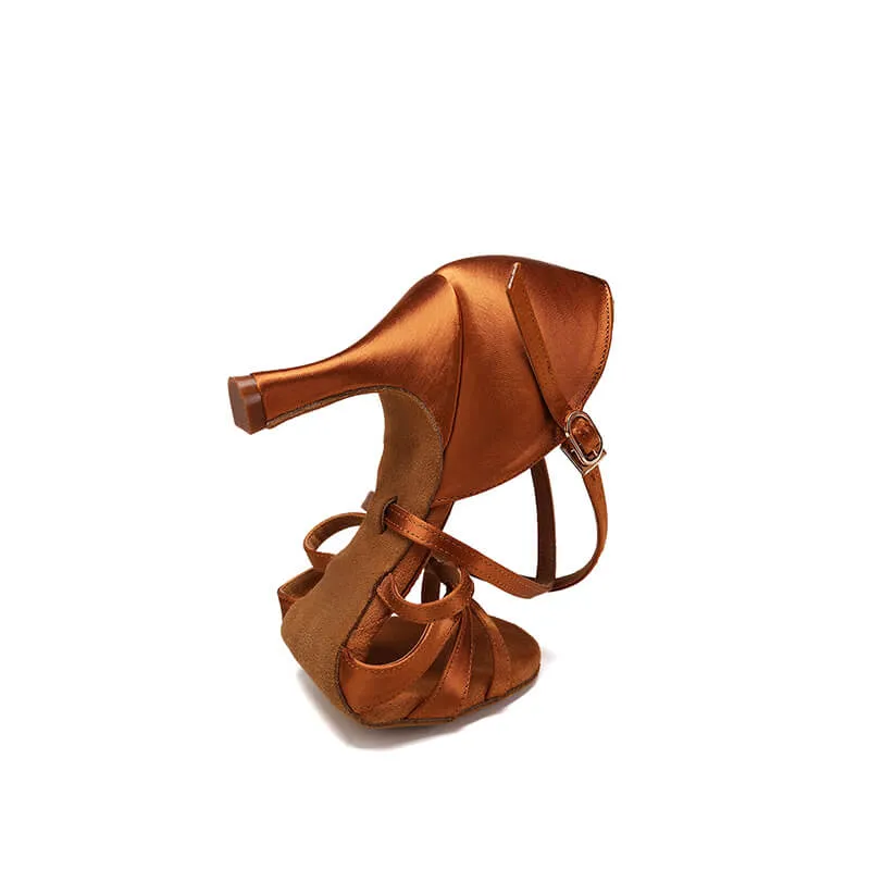 Khombu Boots Women's Latin Satin Dance Shoes