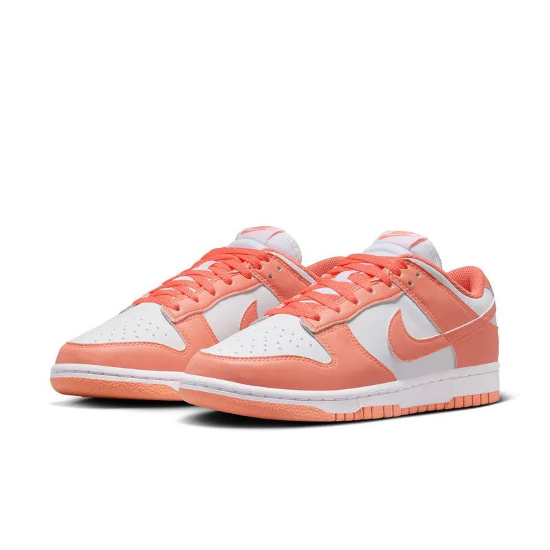 Nike Ronaldinho Shoes WOMENS NIKE DUNK LOW-WHITE/LT WILD MANGO-DD1873-109