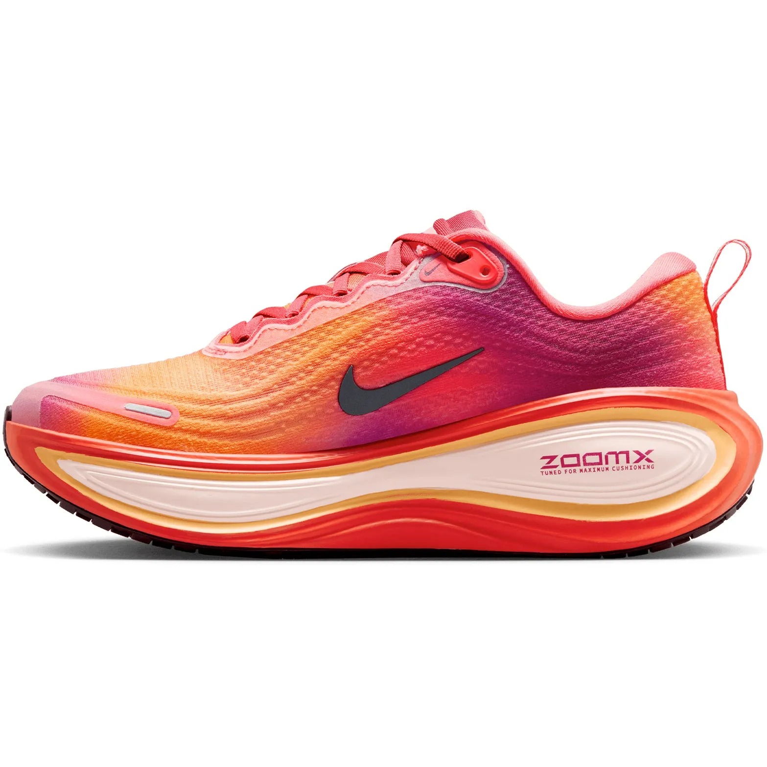 Team Hustle Nike Shoes Women's Vomero Plus Running Shoes Ember Glow / Marrakesh / Washed Coral / Bordeaux