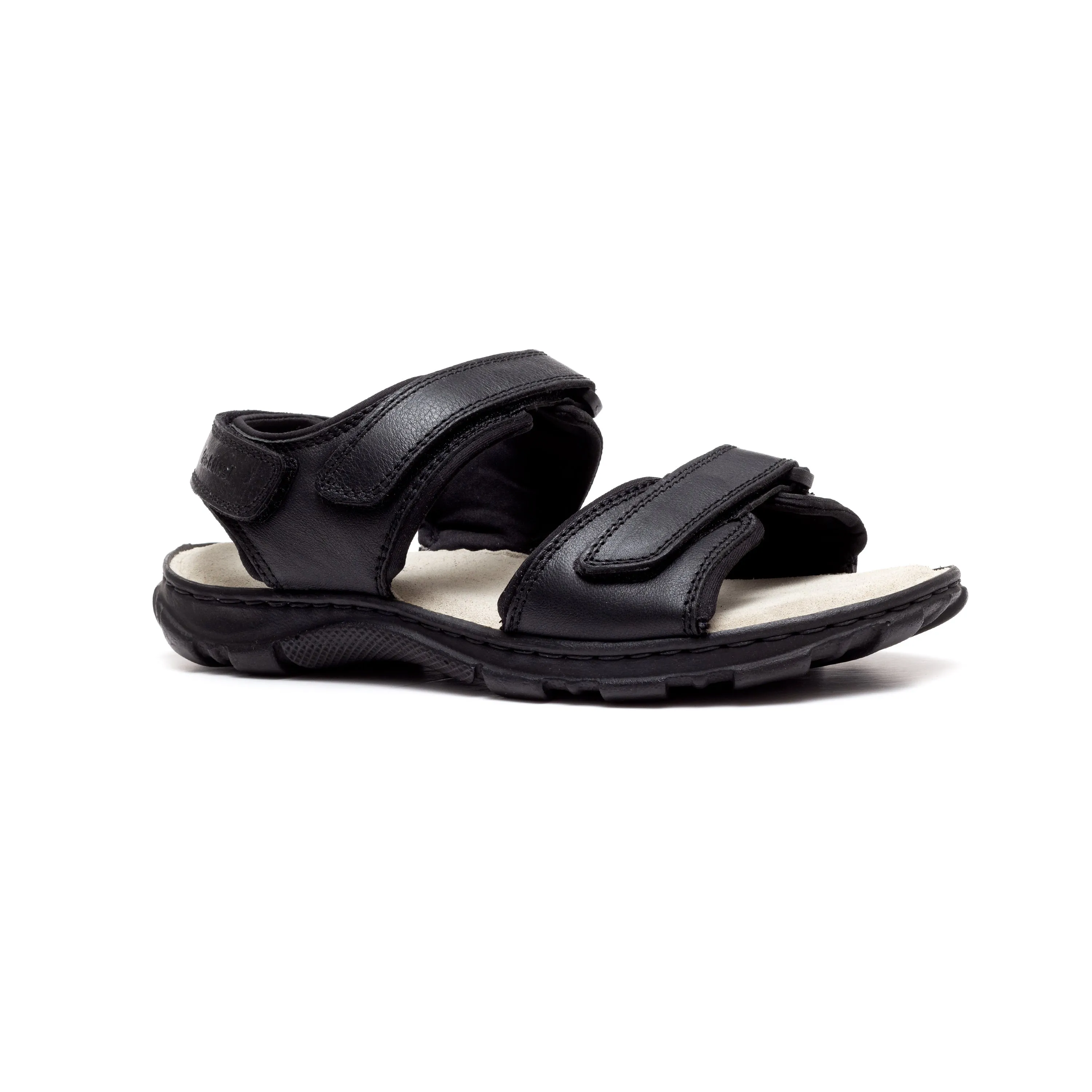 Womens Wide Fit James Leather Sandals by Tredd Well Leather Gazele Heeled Sandals