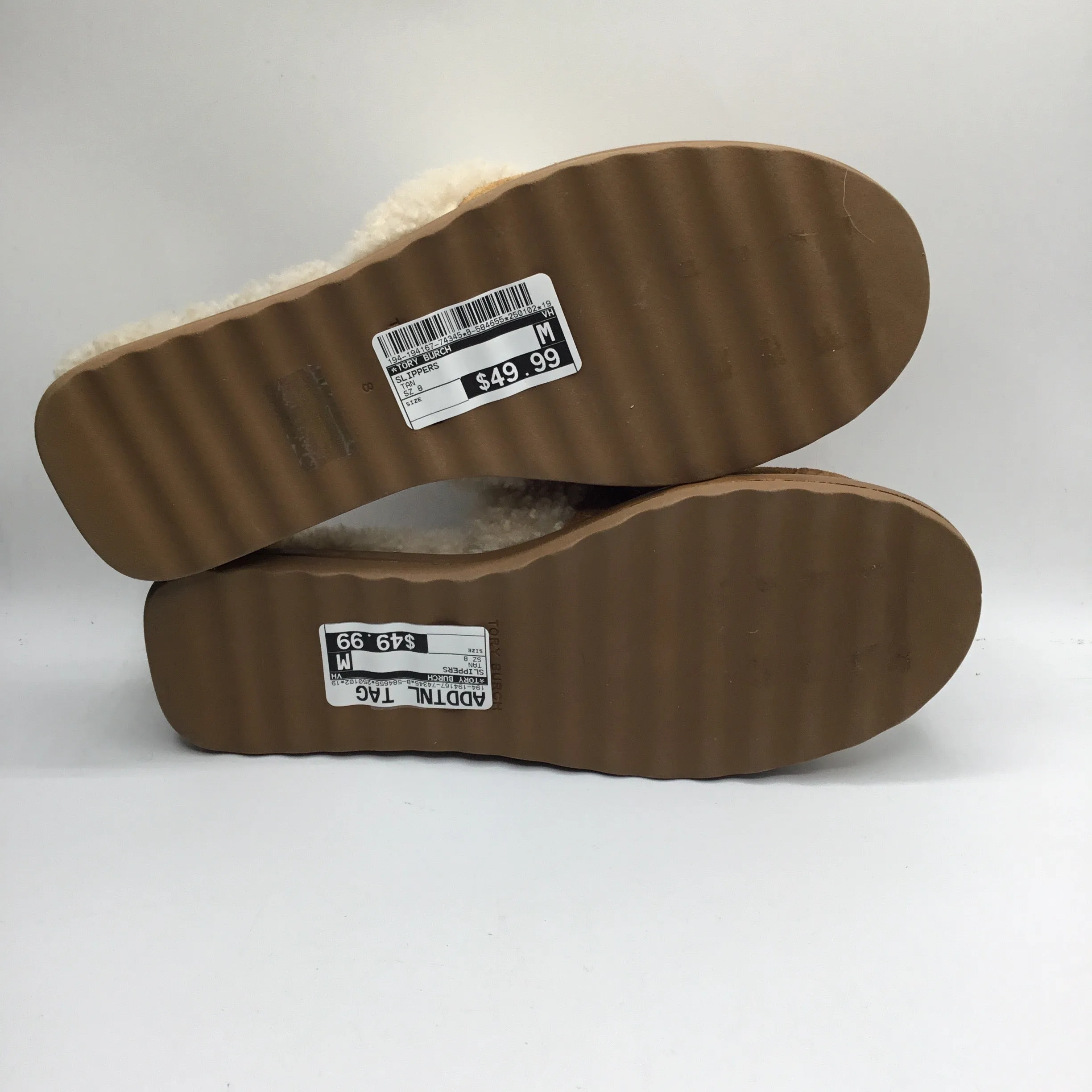 Slippers By Tory Burch In Tan, Size 8 Curly Ugg Slippers