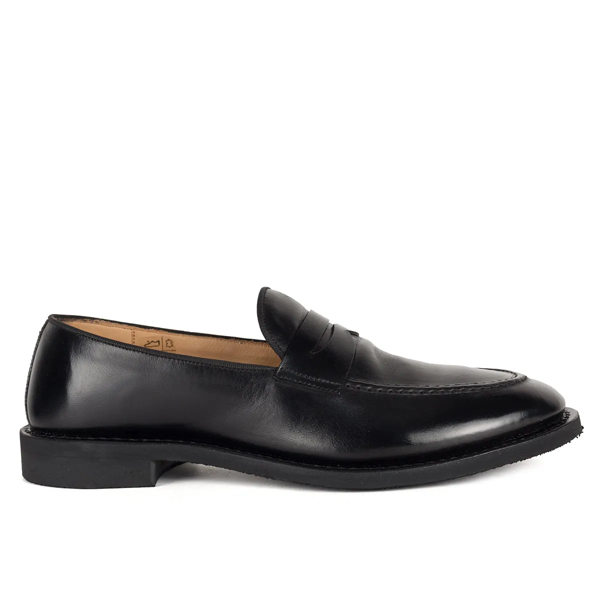Glitter Loafers XAVIER 53022<br> Black loafers