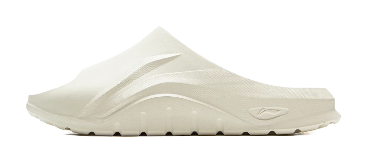 Walmart Moccasin Slippers YINGXIONGLIANMENGYONGCHIPAIDUI x LiNing Soft Clap Quiet Slip Resistant Abrasion Resistant Slide Slippers Unisex Ecru