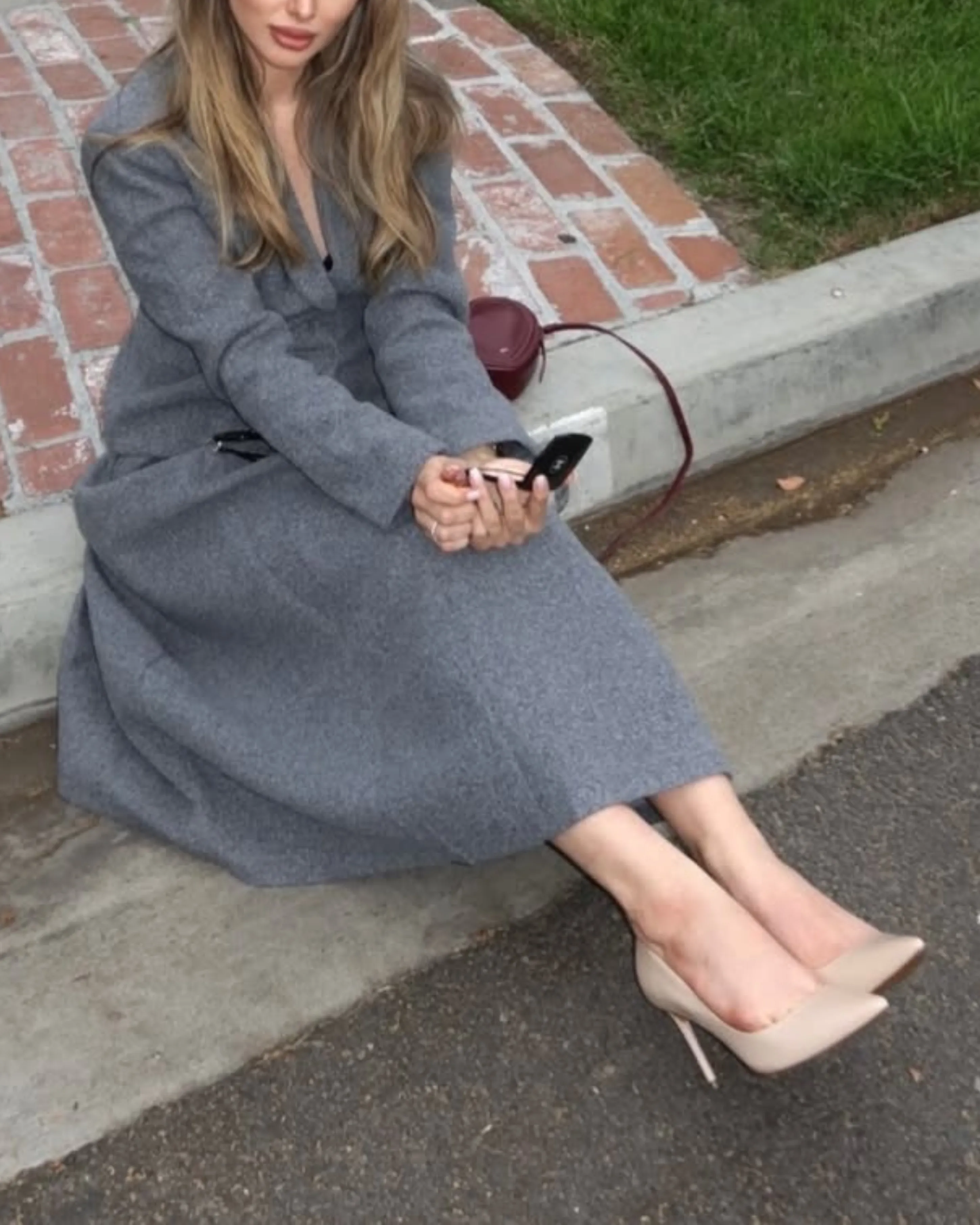 Zinnia Nude Leather Blender High Heels Model Download