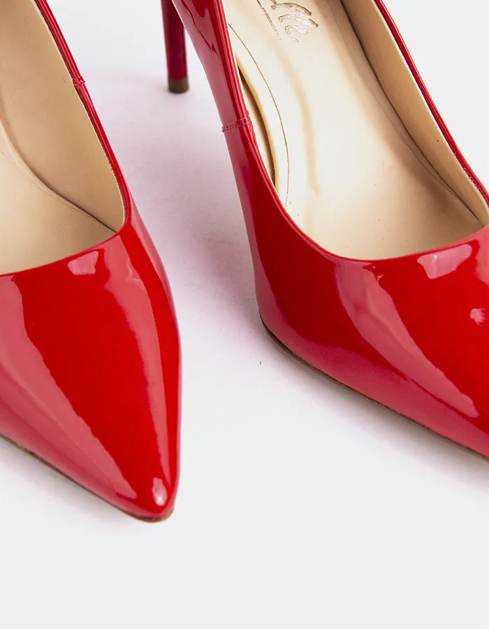 Shoe Carnival High Heels Zinnia Red Patent